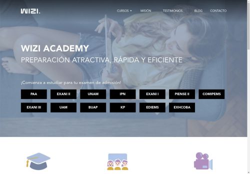 Cursos de preparaciÃ³n en lÃ­nea para exÃ¡menes de admisiÃ³n