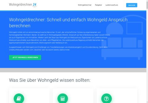 Wohngeldrechner 2023 & 2024: Wohngeld Anspruch & Höhe berechnen