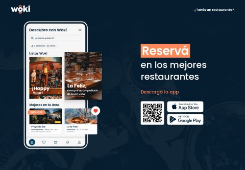 Woki - Los mejores restaurantes - Reservas online