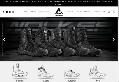 Botas Militares, Zapatillas Outdoor, Tactical y Seguridad industrial