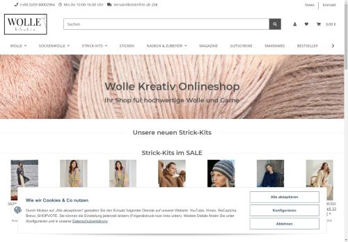 Wolle Kreativ Onlineshop