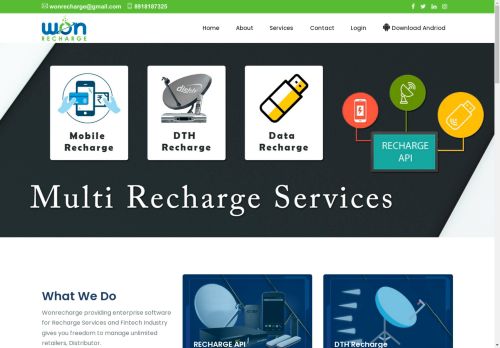 Wonrecharge - Multipurpose Business and Corporate Template