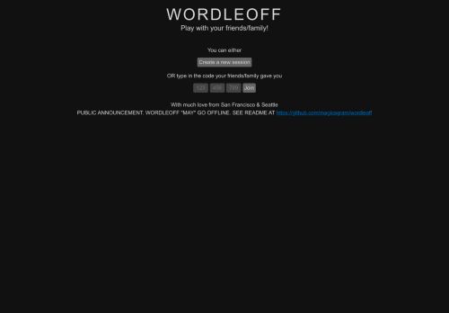 WORDLEOFF