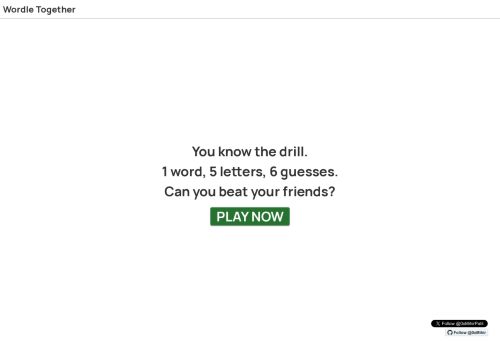 Wordle Together - Multiplayer Wordle