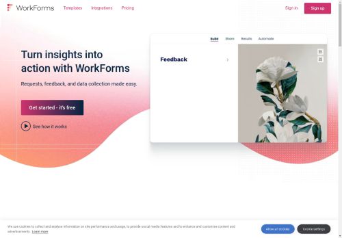 WorkForms | Turn insights into action