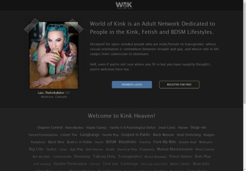 World of Kink - A Network of People into Kink, Fetish & BDSM