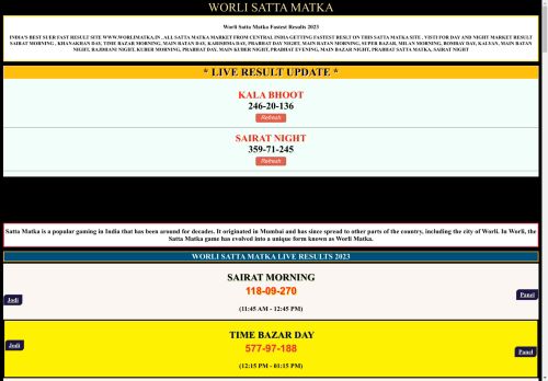 Worli Satta Matka: Tips,Fast Satta Result, Tricks & Strategies to Win Big