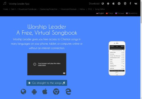 Worship Leader - A Free, Virtual Songbook | Worship Leader App