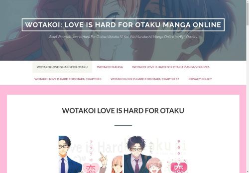 Wotakoi Manga - Wotakoi: Love Is Hard for Otaku Manga Online