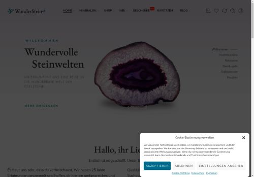 Dein Online-Shop für Edelsteine, Heilsteine und Mineralien