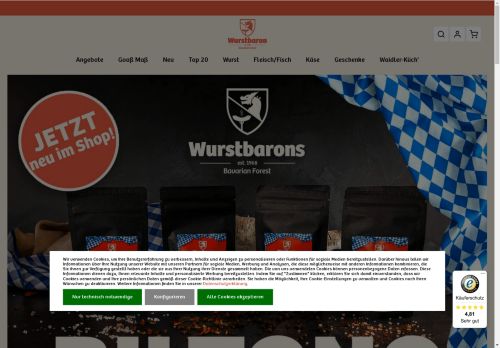 Wurstbaron - Wurst, Steaks, Grill & BBQ, Geschenke uvm