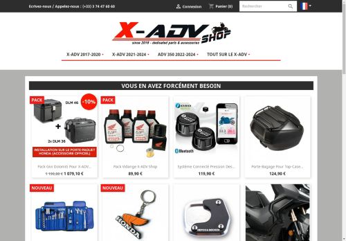 X-ADV Shop - Tous les accessoires et pièces détachées, tutoriel, fiche technique du scooter Honda XADV 750