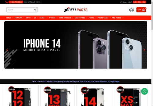 XCELLPARTS – Leading Cell Phone Repair Parts & Accessories Wholesaler of Houston – USA