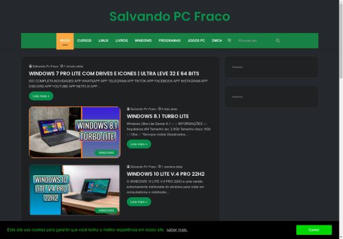 Salvando PC Fraco - Seu de Jogos e Tecnologia