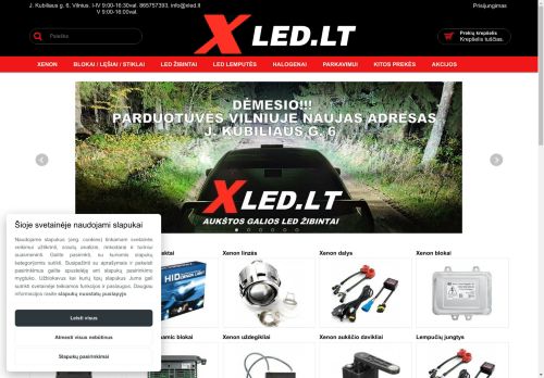 Xled.lt Xenon, Bixenonai, DRL e4 žymėti led žibintai