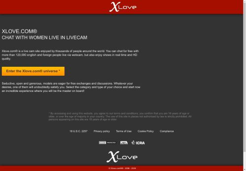 Xlove.com® | Free Live Chat & Show