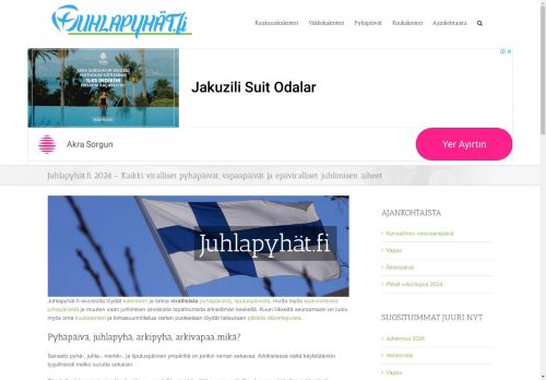 Juhlapyhät.fi - 2024 - Se alkuperäinen.