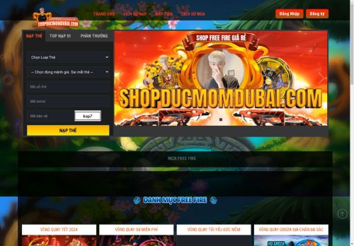 Shopducmom - Shop Free Fire Uy Tín