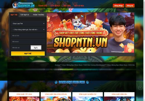 Shopntn - Shop Free Fire Uy Tín