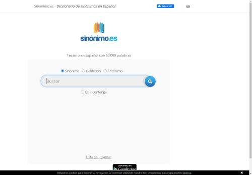  SinÃ³nimo.es: Diccionario de sinÃ³nimos