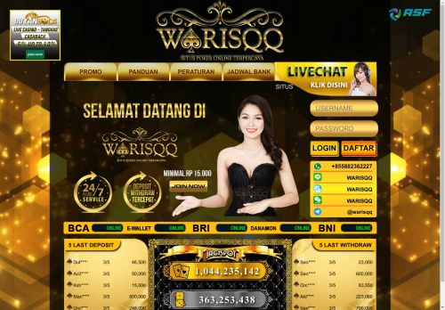 WarisQQ Situs PKV Games Bandar Domino QQ Online Terpercaya