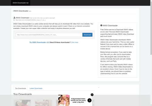 XNXX Downloader - Download online videos from xnxx.com!