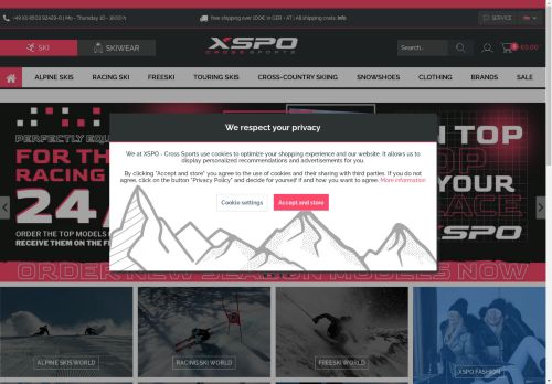 XSPO - Ski & Outdoor Articles buy cheap