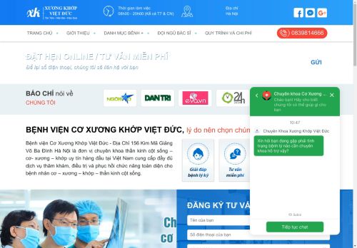 Bệnh Viện Cơ Xương Khớp Việt Đức