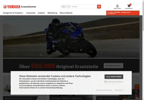 Yamaha Ersatzteile online - YAMAHA Ersatzteilcenter