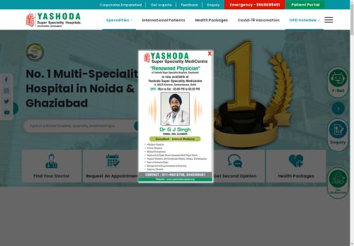 Yashoda Hospital-Best Hospitals in Ghaziabad Kaushambi-Delhi NCR