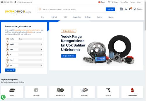 Oto Yedek Parça Sektörünün Lideri: Yedekparca.com.tr