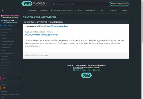 YggTorrent - TÃ©lÃ©chargement de Torrent