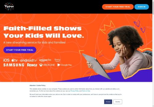 Yippee TV | Rooted in Faith & Approved by Parents