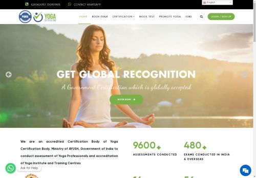 AYUSH YCB Yoga Certification – AYUSH YCB Yoga Exam