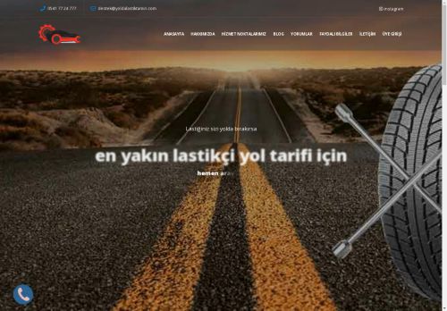 Yolda Lastik Tamiri - En Yakın Lastikçi l 7/24 Açık  Lastikçiler l Acil Lastik Yol Yardım