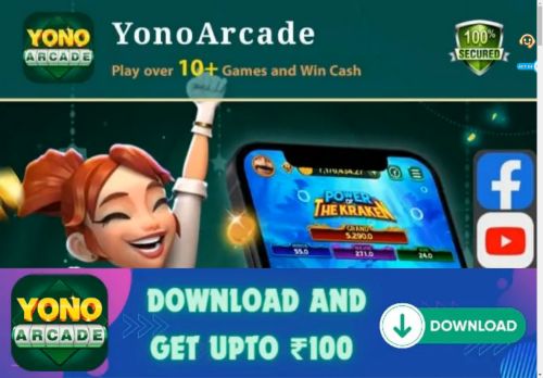 Yono Arcade (New) Get ₹500 Sing Up Bonus With Minimum Withdrawal ₹100 | Yono Slots | Yono Rummy | Yono 777