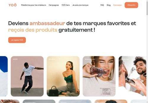 YOÔ • Meilleure Plateforme pour Influenceurs