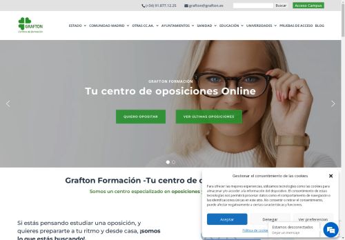 ▷ Academia Grafton - Tu centro de oposiciones ONLINE