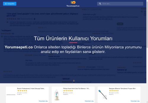 Yorumsepeti.co - İnternetteki Bütün Ürün Yorumları