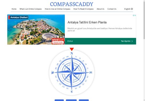 Online Compass | A Free Navigation Tool to Find North, East, South, or West