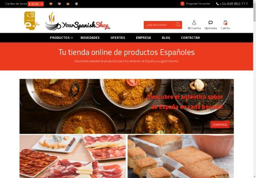 Your Spanish Shop: Comprar comida española online