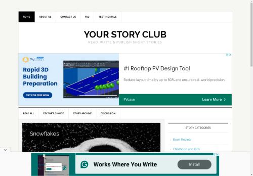 Read Short Stories. Write & Publish Short Stories - Your Story Club