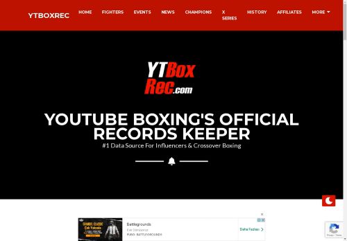 YTBoxRec - Youtube Boxing Records