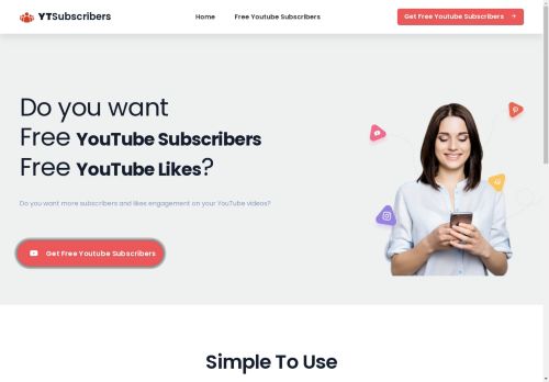 YTSubscriber.com - Get Free YouTube Subscribers | Free YouTube Likes