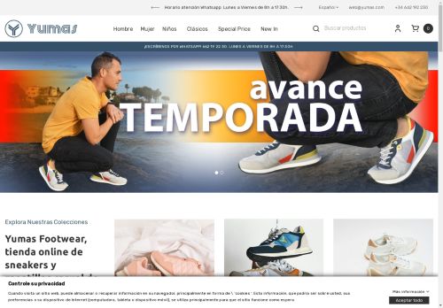 Tienda online de sneakers y zapatillas casual Yumas