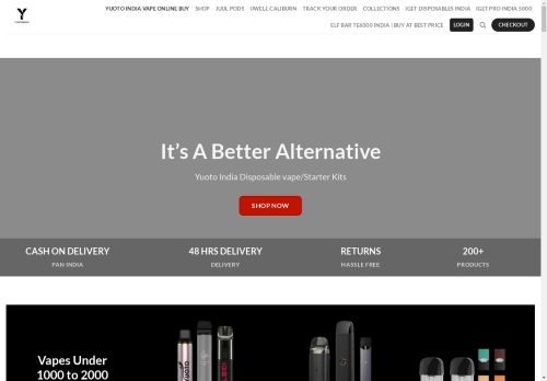 YUOTO INDIA VAPE ONLINE BUY - Yuotoindia.com