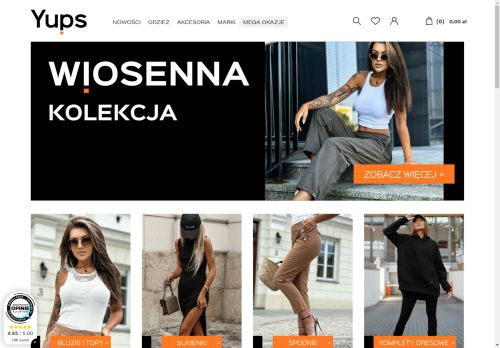 Sklep internetowy z odzieżą damską - tania moda damska | Yups