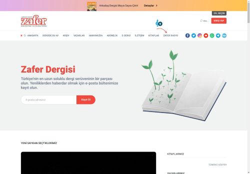 Zafer Dergisi - Bilim Araştırma Kültür Sanat Dergisi | ZaferDergisi.com