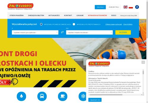 Żak Express połączenia i rozkłady jazdy