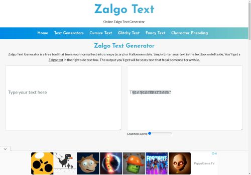 Zalgo Text Generator - Create Glitchy Text Online 